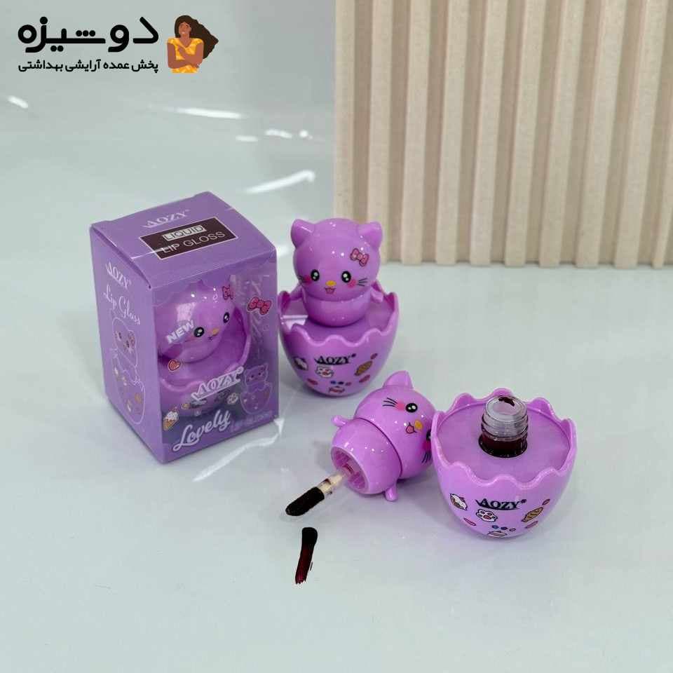 رژ لب جامد و مایع AL041 دوطرفه گربه AOZY — تصویر ۵