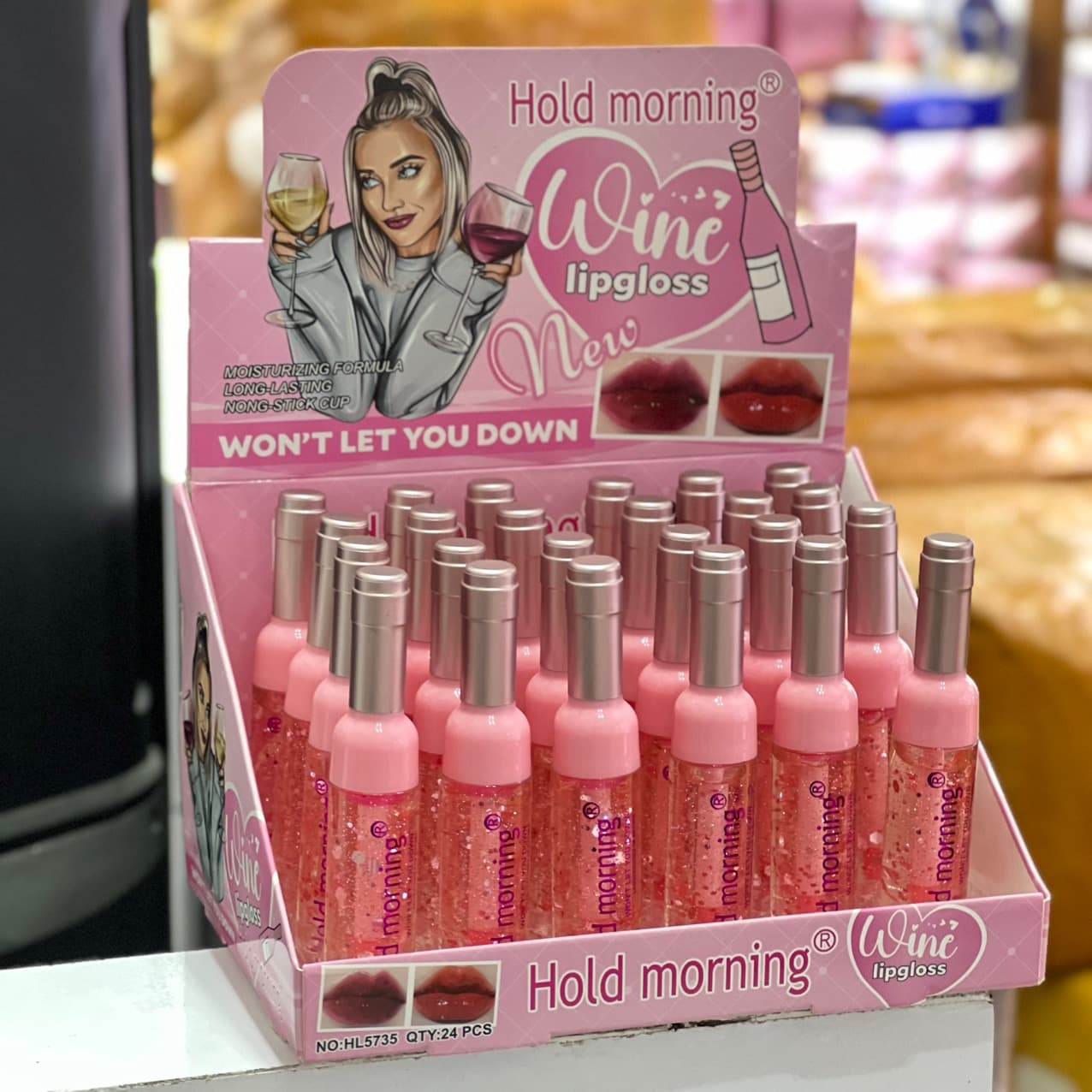 برق لب 5735 شامپاین شاین دار Hold Morning