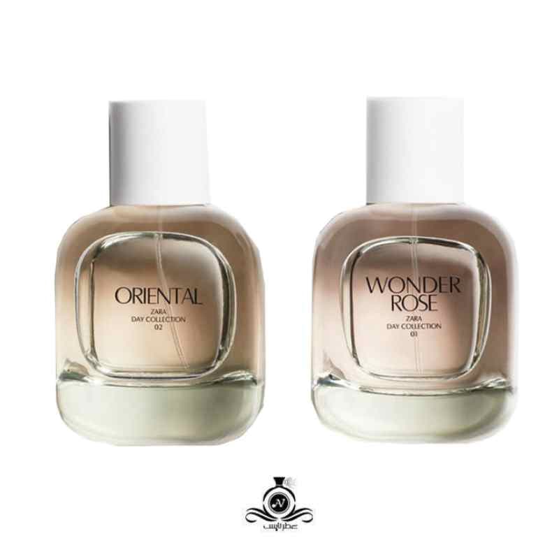 ست دو قلوی ادکلن زنانه زارا ZARA WONDER ROSE ORIENTAL — تصویر ۲