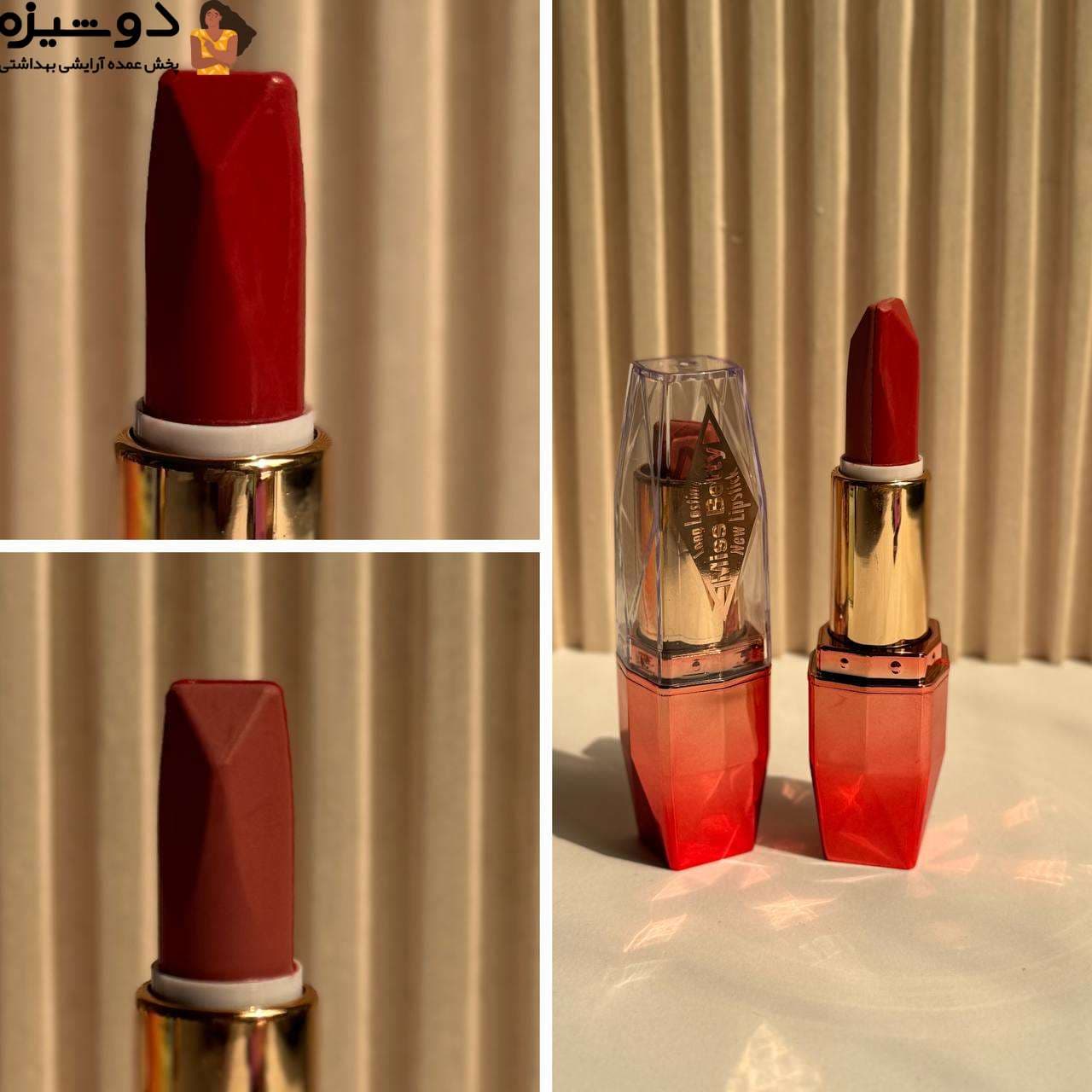 رژلب جامد 3608 دو طرفه دو رنگ Miss Betty — تصویر ۴