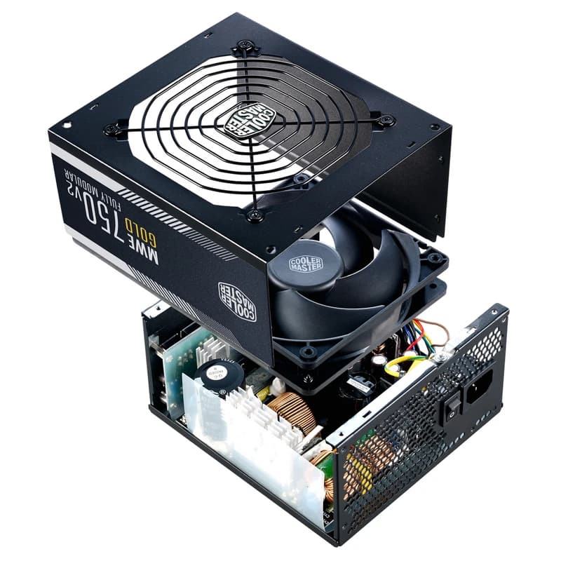 پاور استوک کولر مستر Cooler master MWE 750W V2 GOLD FULL MODULAR — تصویر ۶