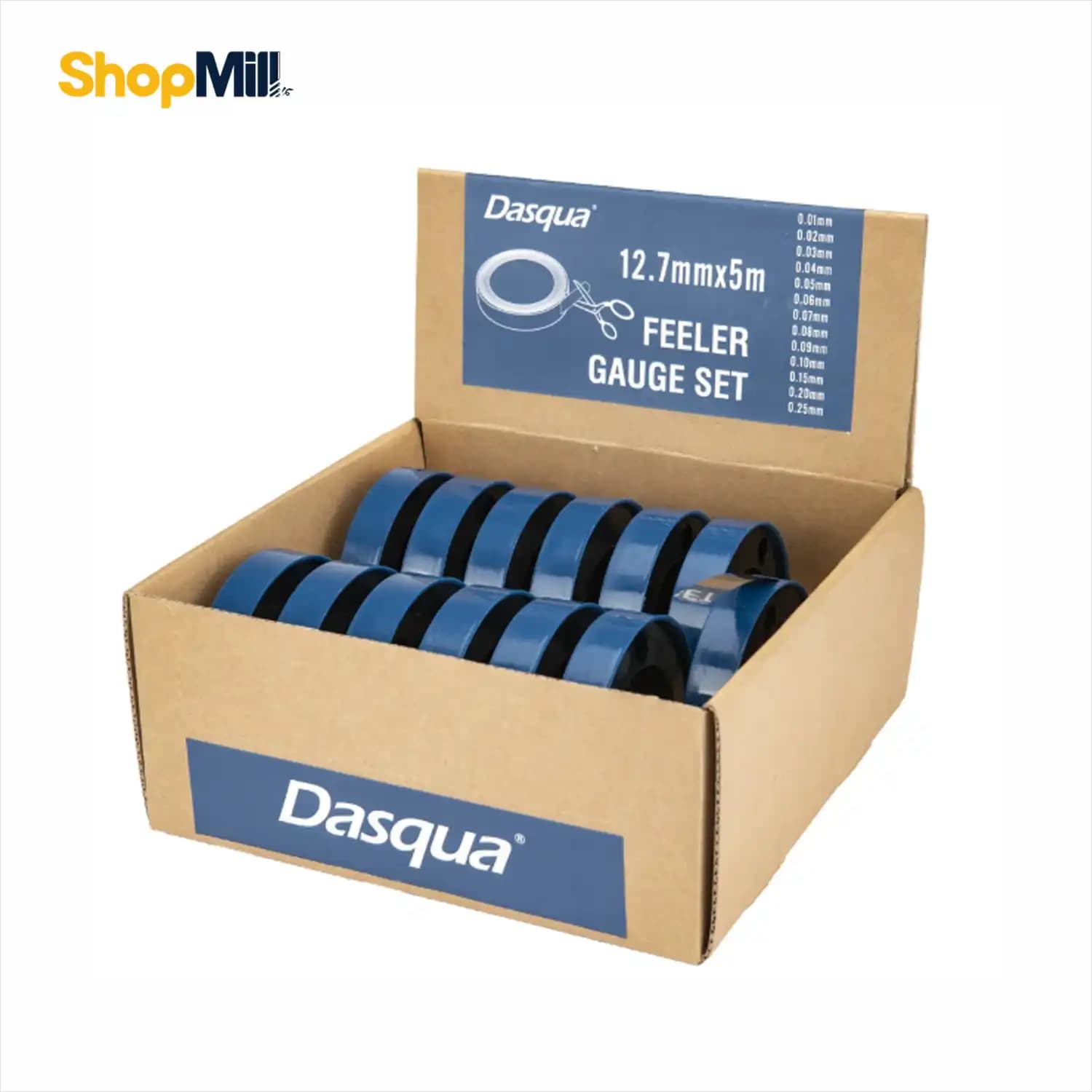 فيلر نواری 5000*13*0/60 میلی متری داسکوا (Dasqua) مدل 4128-1803 — تصویر ۳