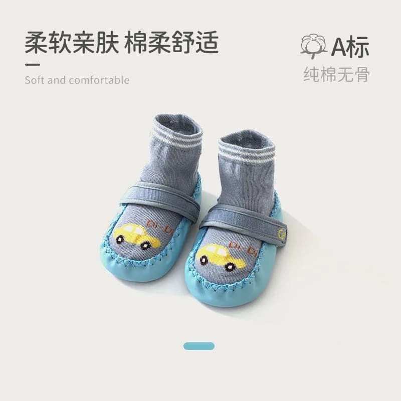 پاپوش جورابی بچه گانه طرح ماشین — تصویر ۷