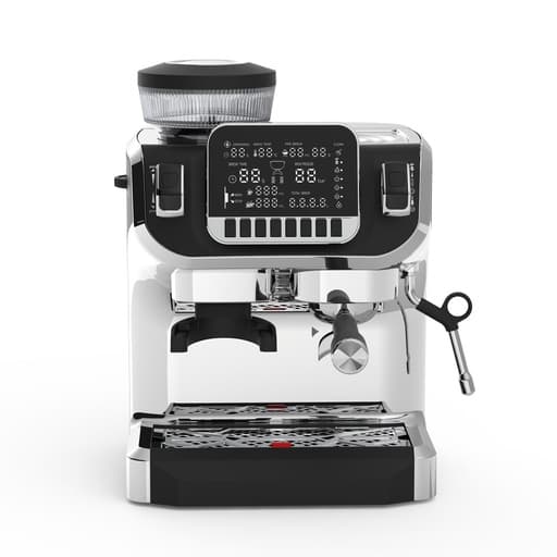 اسپرسوساز و آسیاب لپرسو مدل LPECMLDBK 259 Lepresso Espresso Coffee Maker with Bean Grinder and LCD Display LPECMLDBK 259