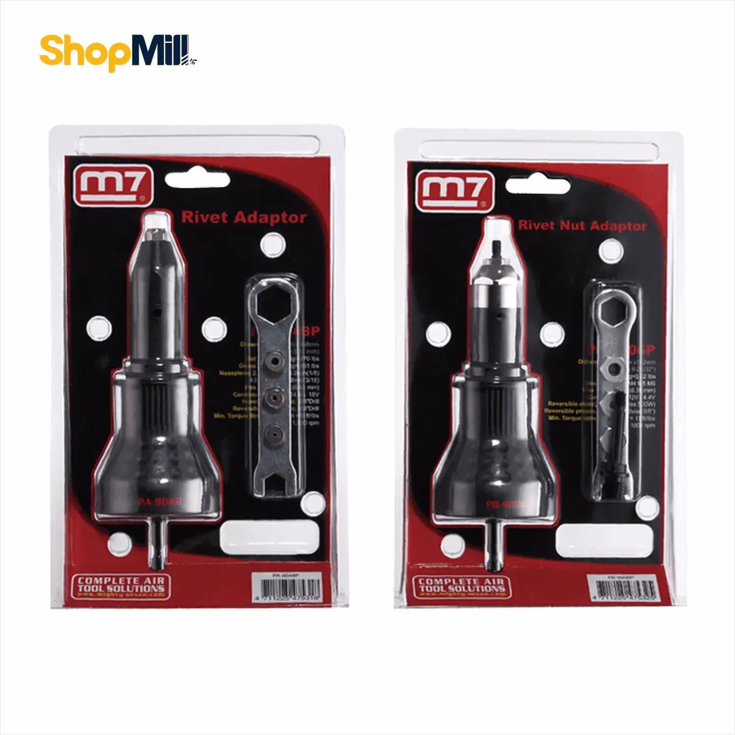 مهره پرچ کن سر دریلی سایز M3.M4.M5.M6 مایتی سون(Mighty Seven) مدل PB9006P — تصویر ۳