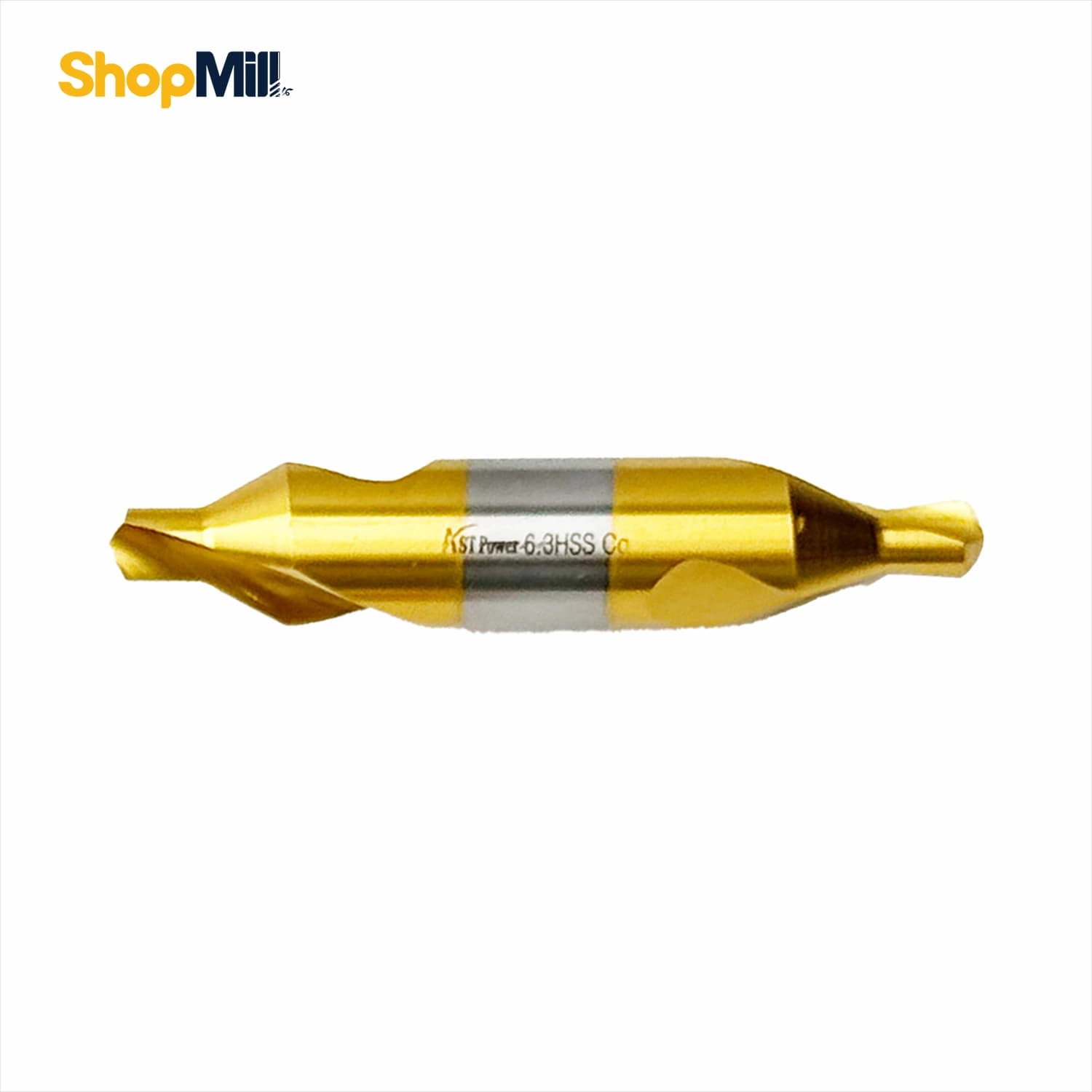 مته مرغک قطر نوک 2 hssco 5% روکش طلایی تیپ A ای اس تی پاور (AST POWER)