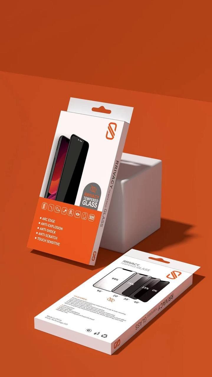 گلس پرایویسی برند slicto مدل iphone 15 — تصویر ۲