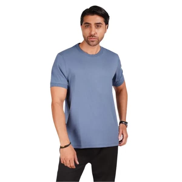 تیشرت یقه گرد (رگولار) درفش کد 5575 — تصویر ۵