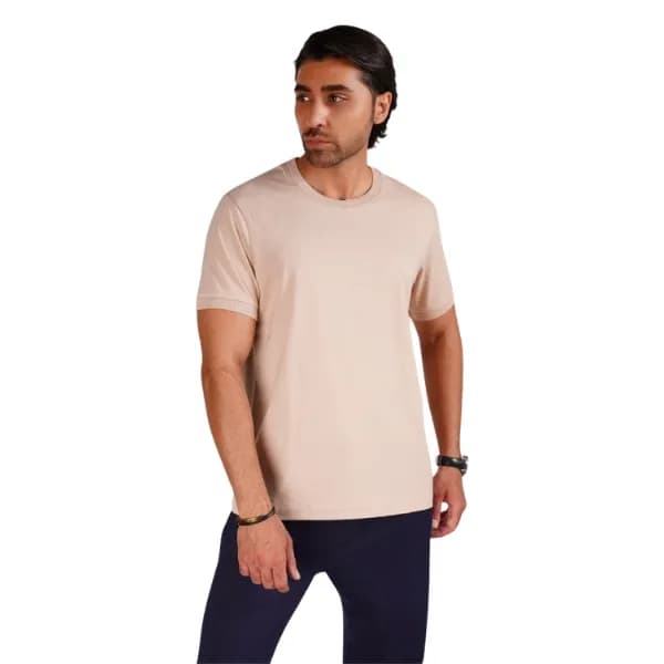 تیشرت یقه گرد (رگولار) درفش کد 5575 — تصویر ۴