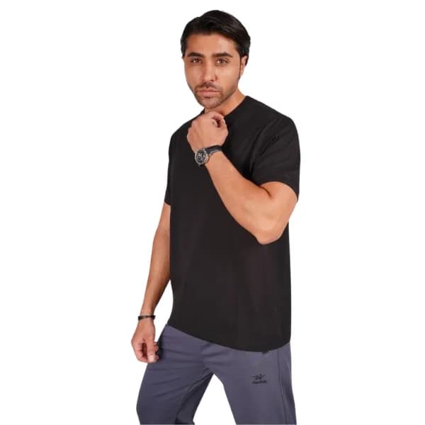 تیشرت یقه گرد (رگولار) درفش کد 5575 — تصویر ۳