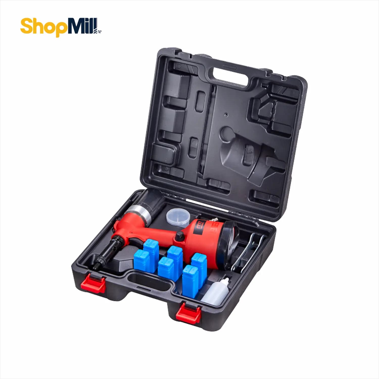 مهره پرچ کن بادی تمام اتومات سایز M3 تا M12 مایتی سون(Mighty Seven) مدل PB2601 — تصویر ۳