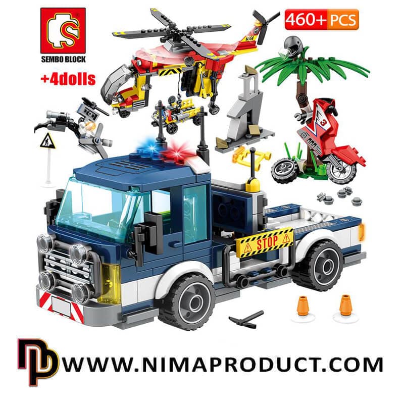 لگو ساختنی عملیات پلیس مدل Sembo آیتم SD09553