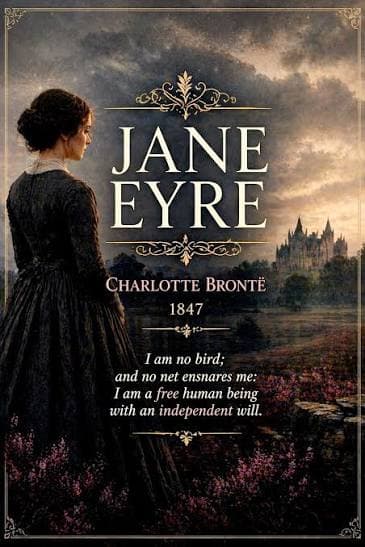 کتاب Jane Eyre: An Autobiography (جین ایر: یک زندگی‌نامه) نسخه انگلیسی PDF | شارلوت برونته
