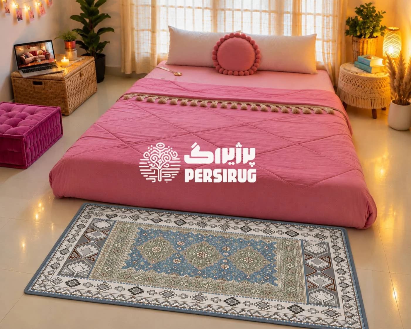 فرشینه زیره چرم سه ترنج