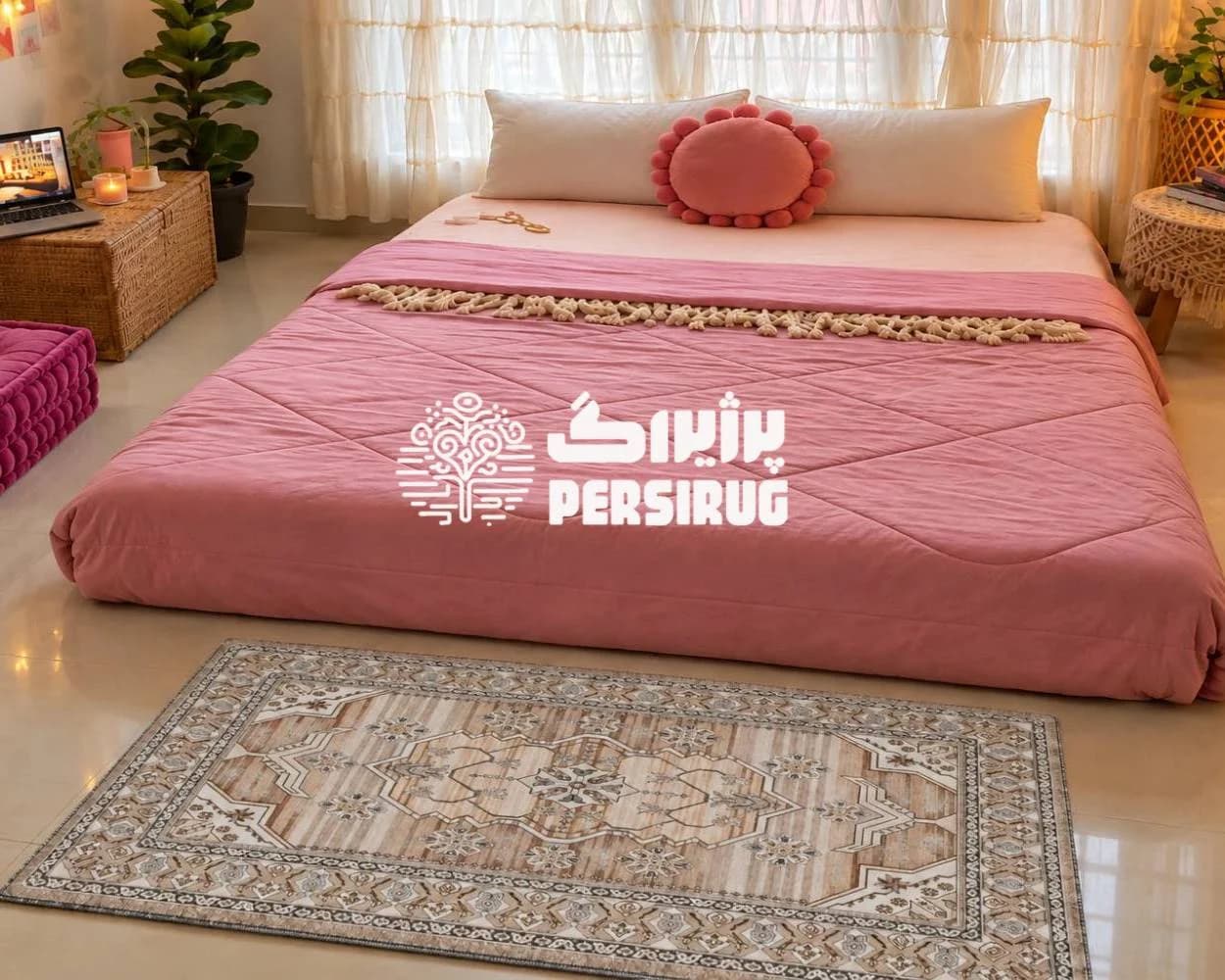 فرشینه زیره چرم سپیدار