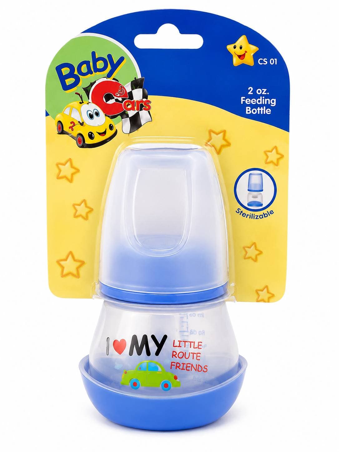 شیشه شیر نوزاد طرح ماشین Baby Cars کد 22600106-2