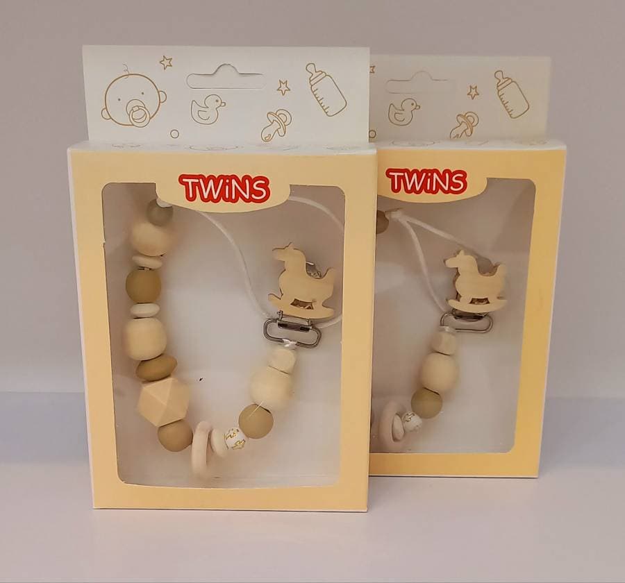 بند پستانک کودک فانتزی طرح اسب سفید کد 1-22600697