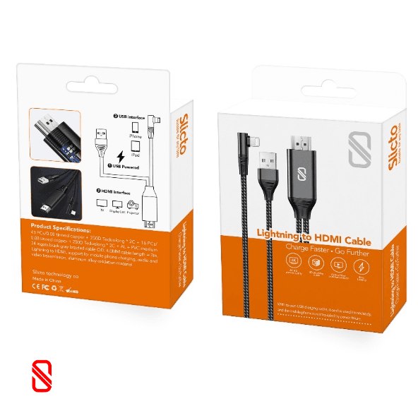 كابل HDMI برندSLICTO لایتنینگ