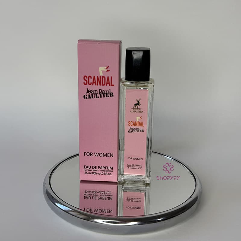 عطر ادکلن زنانه الحمبرا مدل scandal حجم 35 میل