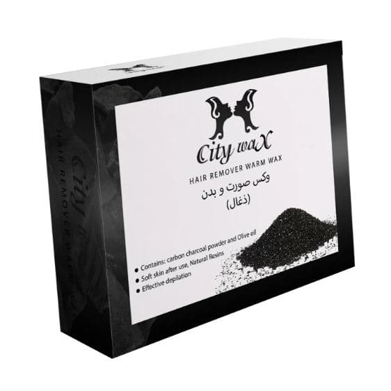 وکس موبر قالبی 500 گرم ذغال سیتی وکس
