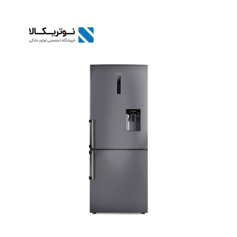 یخچال فریزر پاکشوما فریزر پایین مدل RCP496IWE2 رنگ سیلور