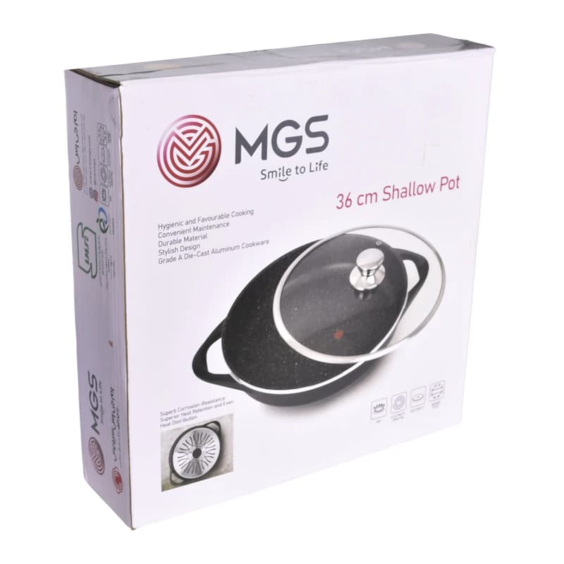 تابه دو دسته سایز ۳۶ گرانیت ام جی اس MGS طرح ایتالیا B — تصویر ۲