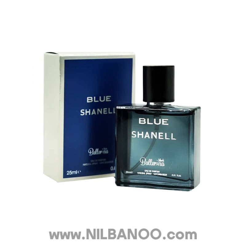 ادکلن جیبی مردانه بالرینا مدل BLUE SHANELL