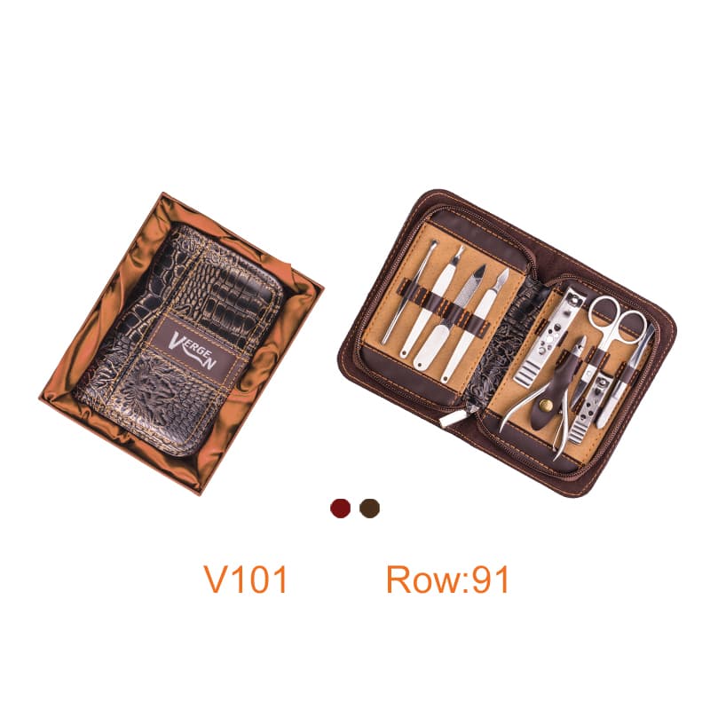ست مانیکور 9 تیکه با کد V101 برند vergen