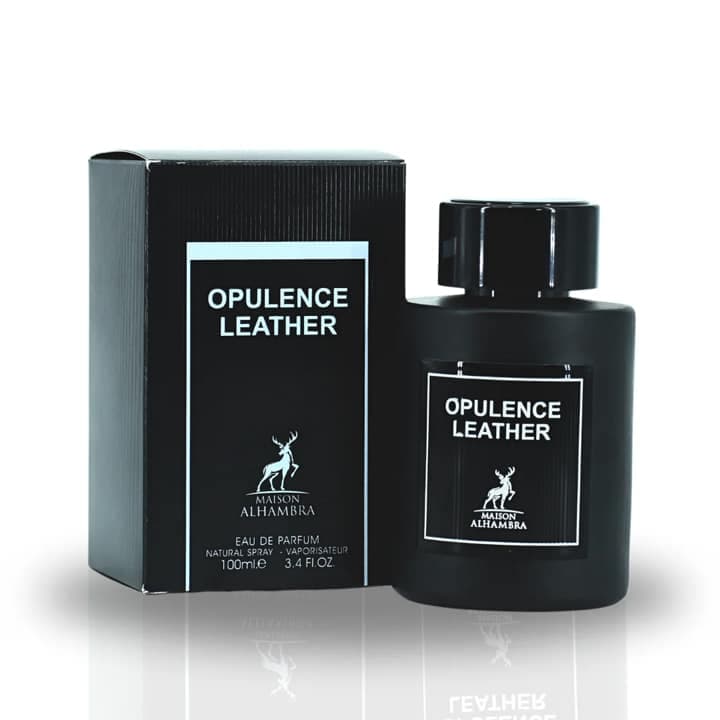عطر مردانه امبر لدر الحمبرا ALHAMBRA OPULENCE LEATHER