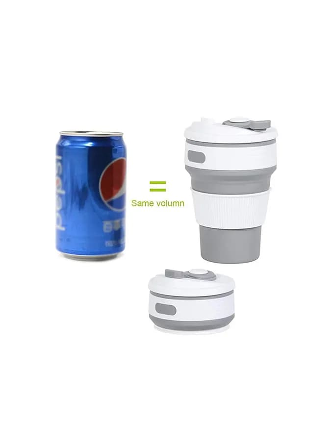 ماگ سیلیکونی تاشو Collapsible Coffee Cup 350ml — تصویر ۴