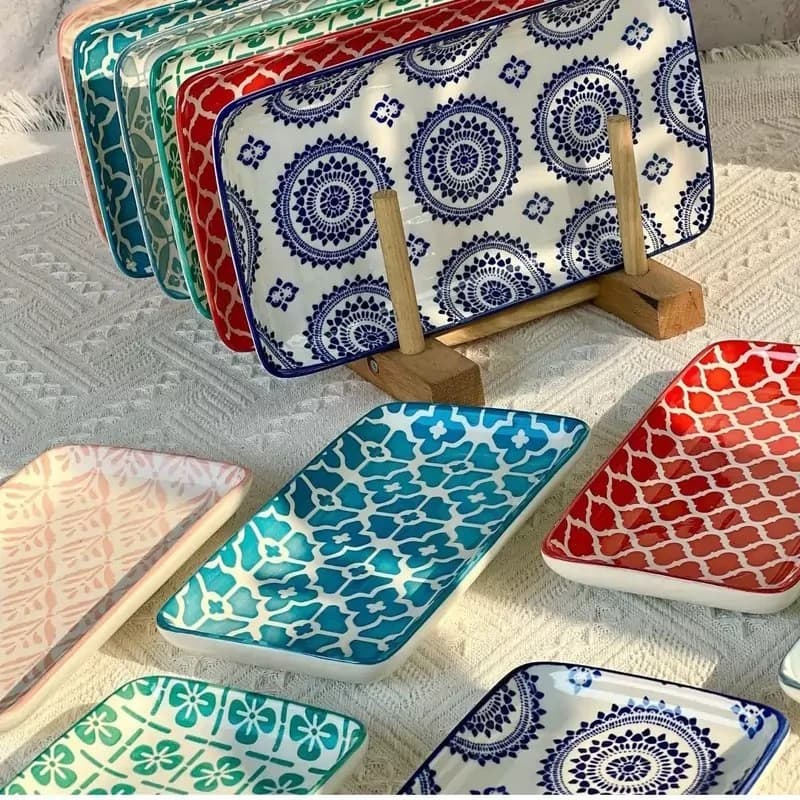 رولت‌خوری طرح‌دار دنی هوم سایز کوچک 17×10 | ست ۶ عددی — تصویر ۳