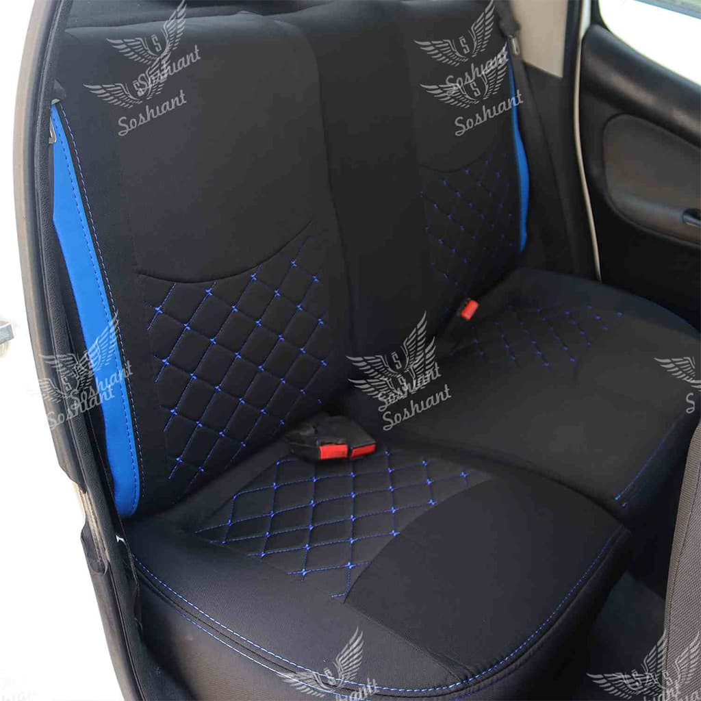 روکش صندلی پژو 206 و 207 و رانا پلاس پارچه جودون مدل دیسکی — تصویر ۳