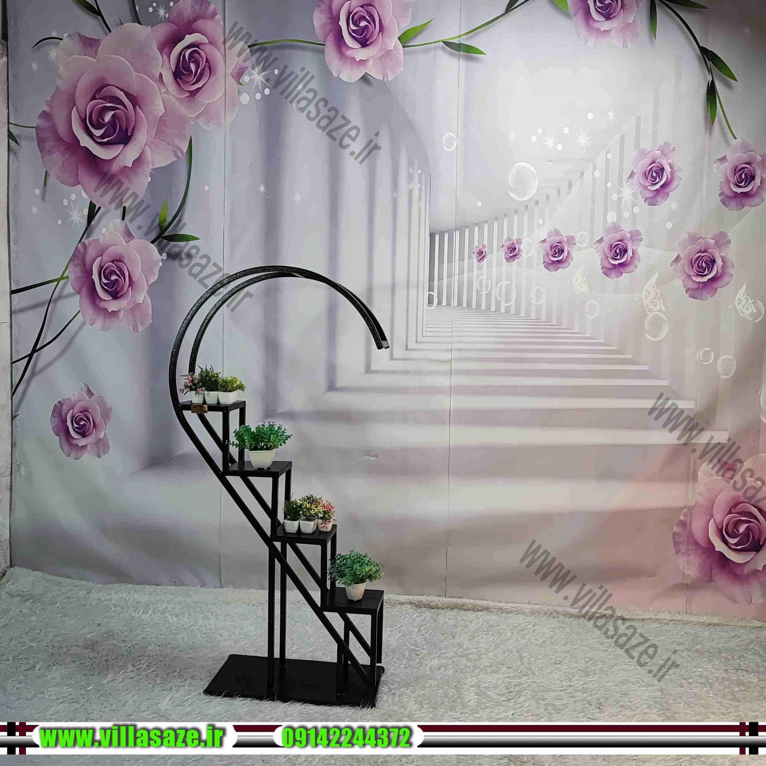 استند گل نیم قلب — تصویر ۳