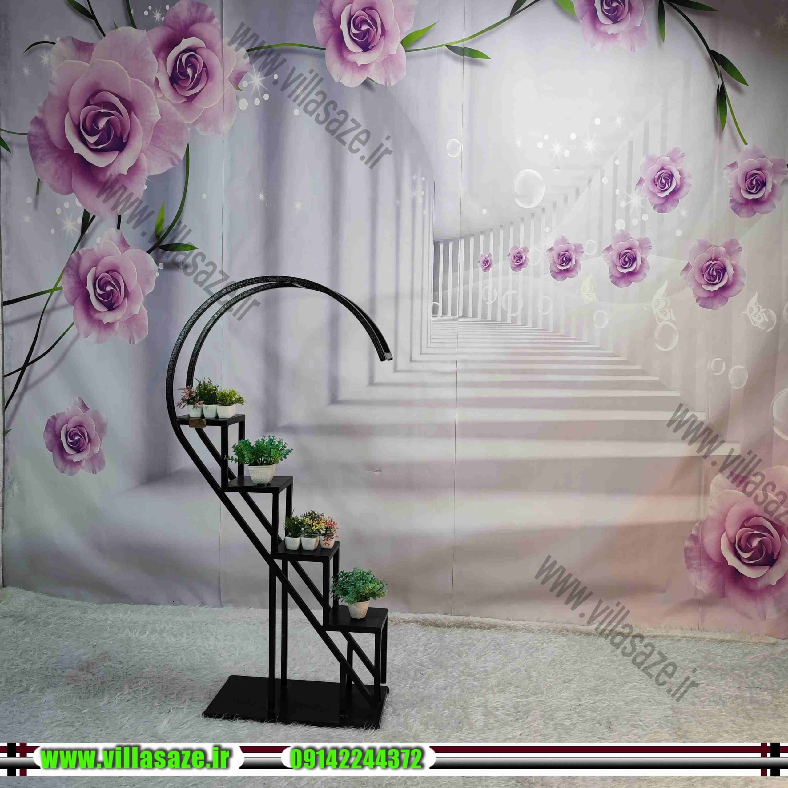 استند گل نیم قلب — تصویر ۸