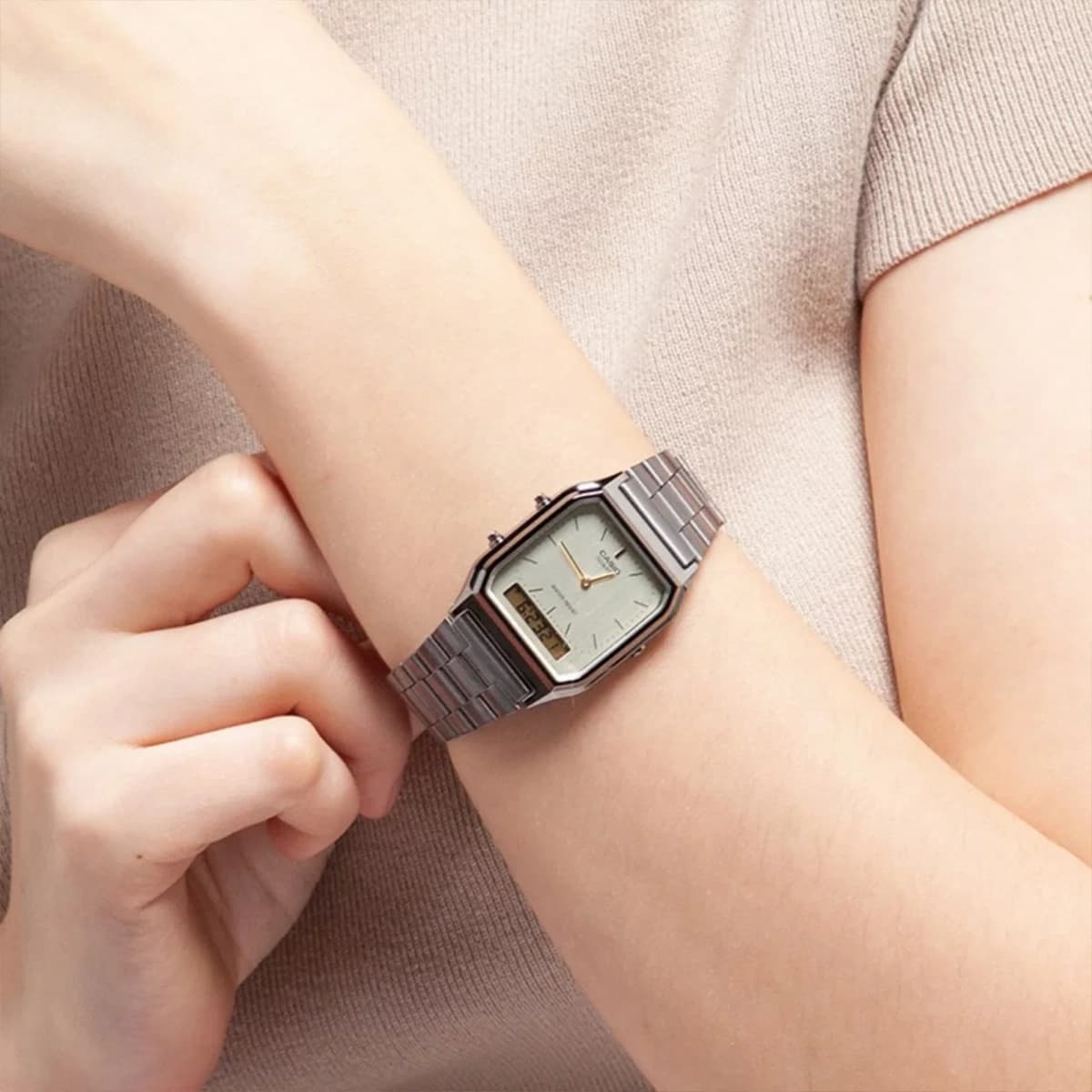 ساعت مچی زنانه کاسیو مدل Casio AQ-230GG-9A — تصویر ۵