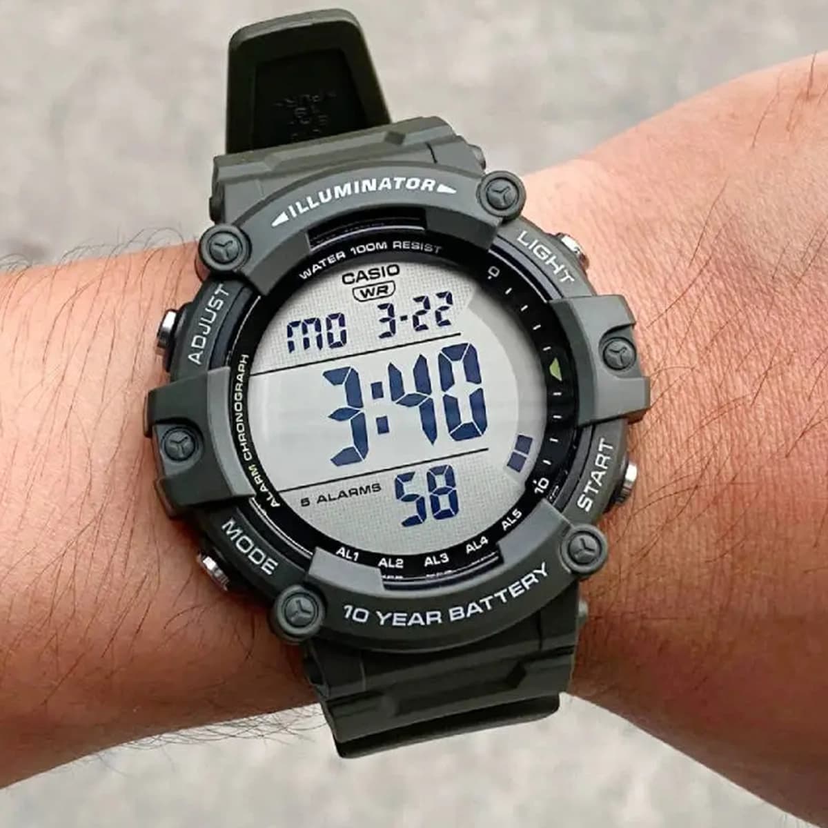 ساعت مچی مردانه کاسیو مدل Casio AE-1500WHX-1AV — تصویر ۳