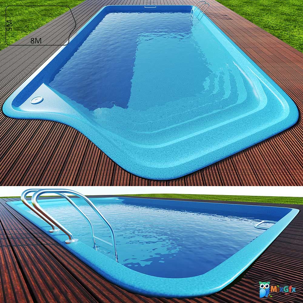 دانلود مدل سه بعدی استخر PooL-2