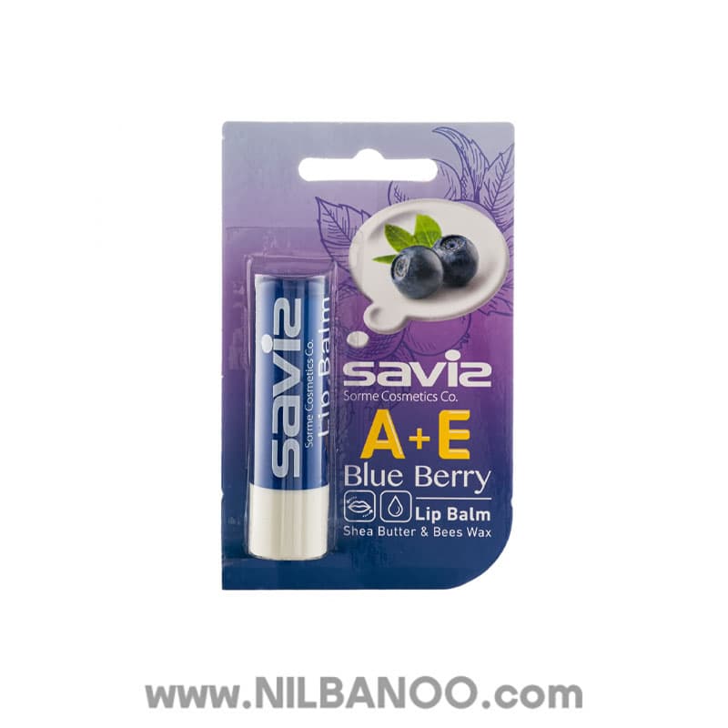 بالم لب بلوبری ساویز حاوی ویتامین A+E