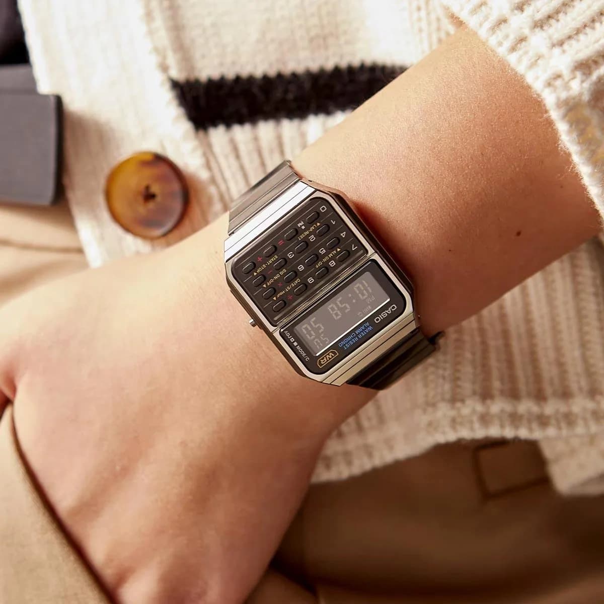 ساعت مچی مردانه کاسیو مدل Casio CA-500WEGG-1B — تصویر ۳
