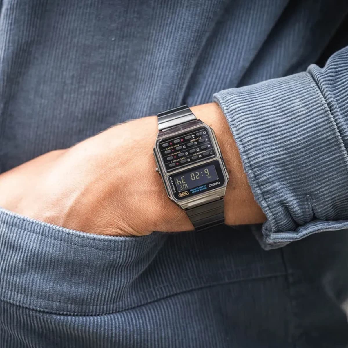 ساعت مچی مردانه کاسیو مدل Casio CA-500WEGG-1B — تصویر ۵