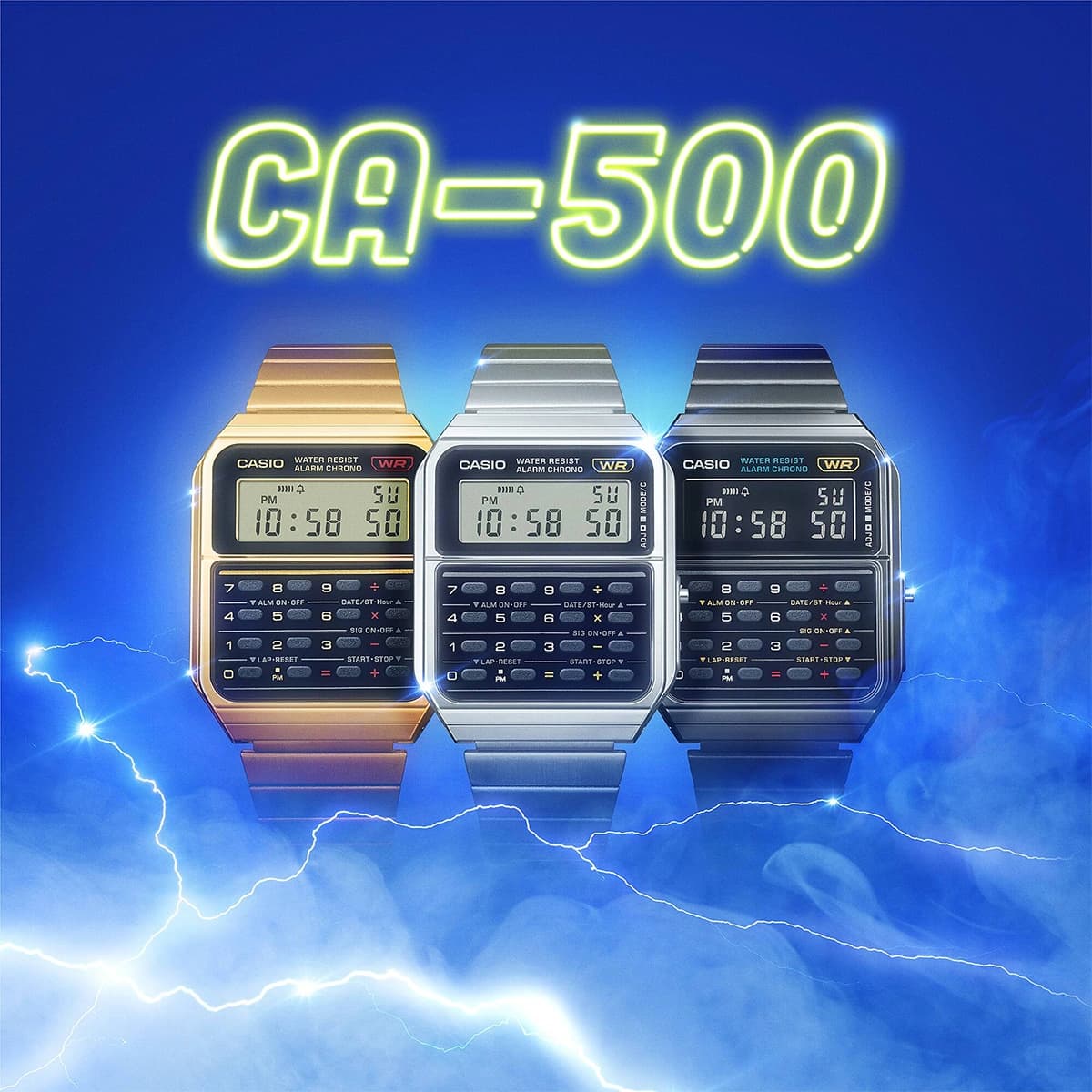ساعت مچی مردانه کاسیو مدل Casio CA-500WEGG-1B — تصویر ۷
