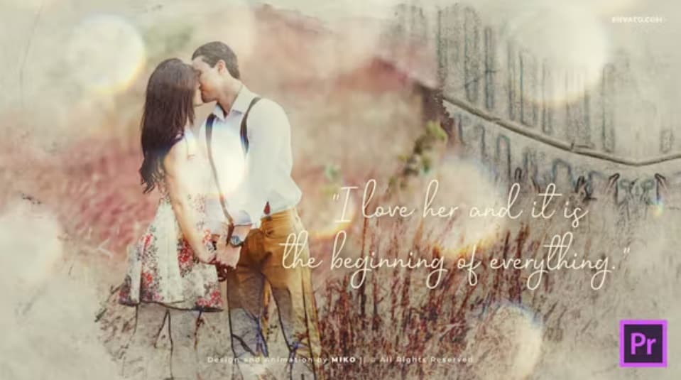 پروژه پریمیر اسلایدشو عروسی Wedding Slideshow V2