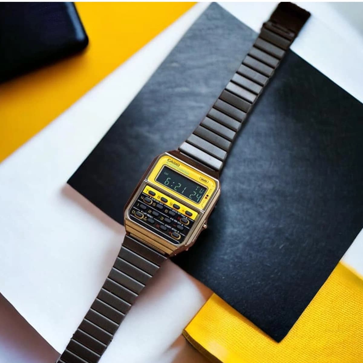 ساعت مچی مردانه کاسیو مدل Casio CA-500WEGG-9B — تصویر ۵