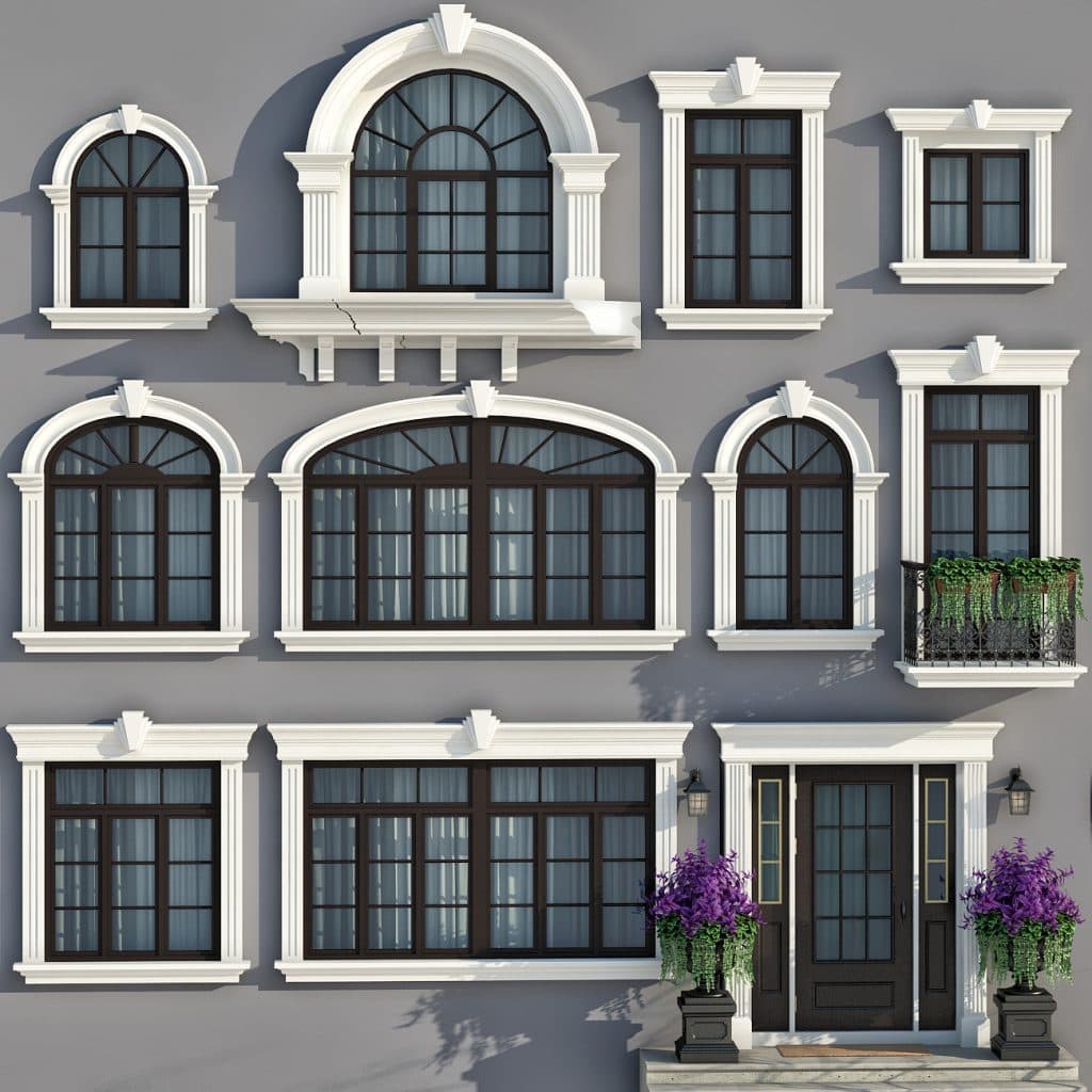 دانلود آبجکت پنجره کلاسیک سه بعدی 3D Classic Windows