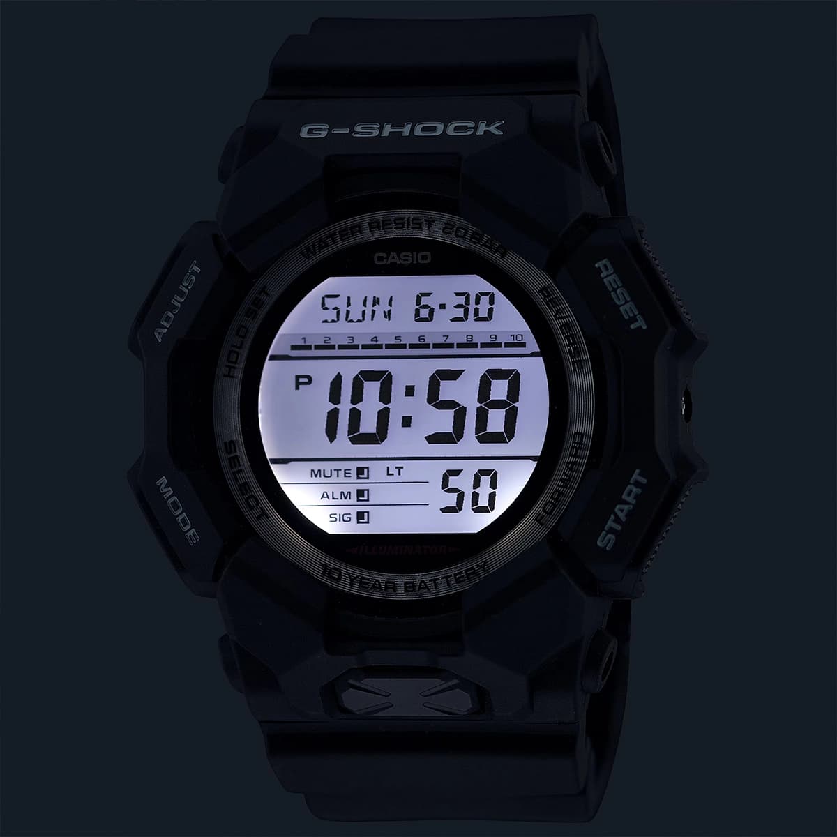 ساعت مچی مردانه کاسیو جی شاک مدل Casio G-SHOCK GD-010-1 — تصویر ۶