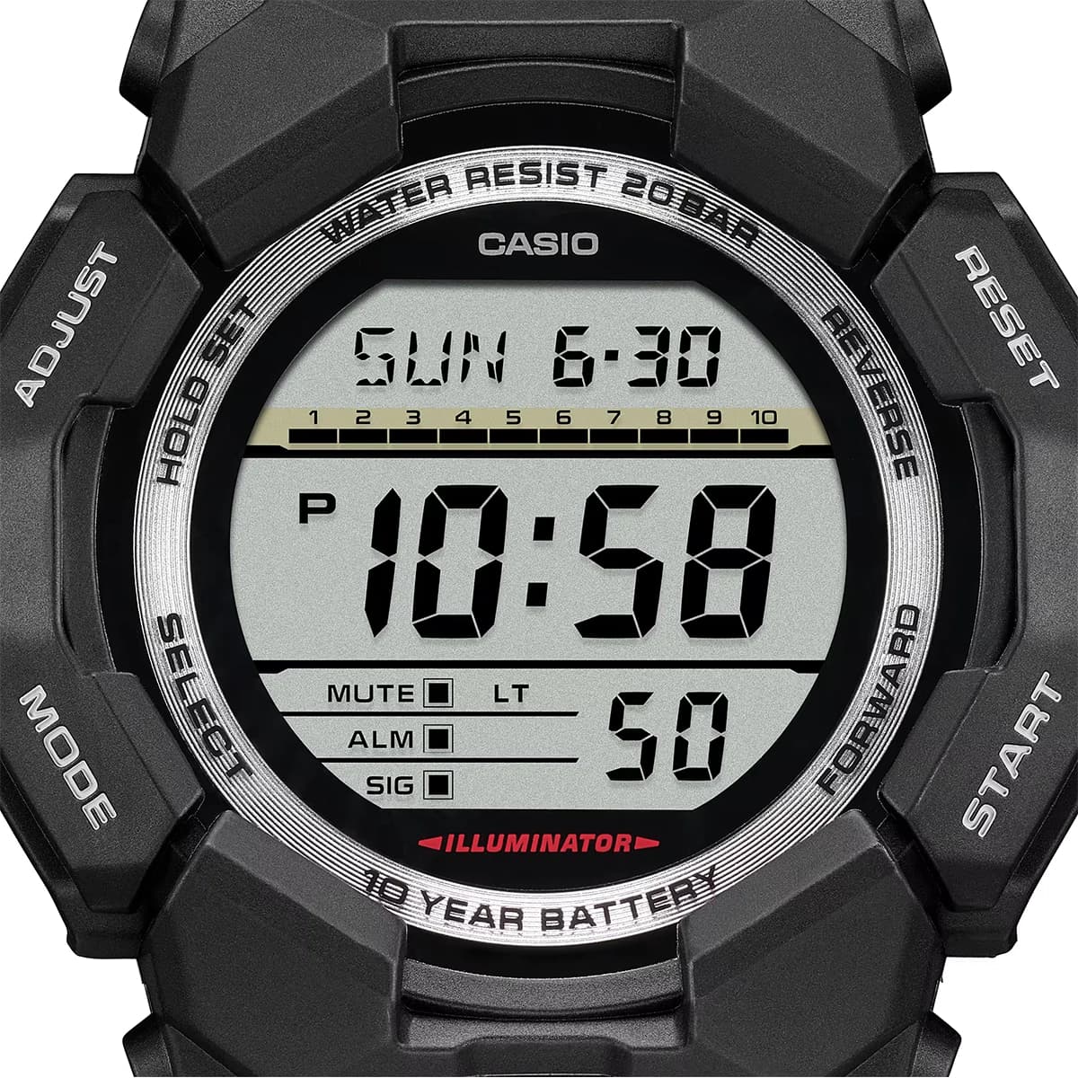 ساعت مچی مردانه کاسیو جی شاک مدل Casio G-SHOCK GD-010-1 — تصویر ۲