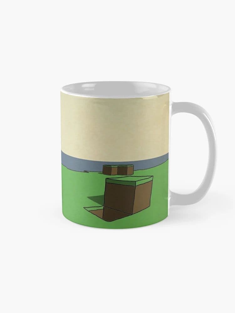 ماگ گیمینگ طرح Minimal Minecraft Plains