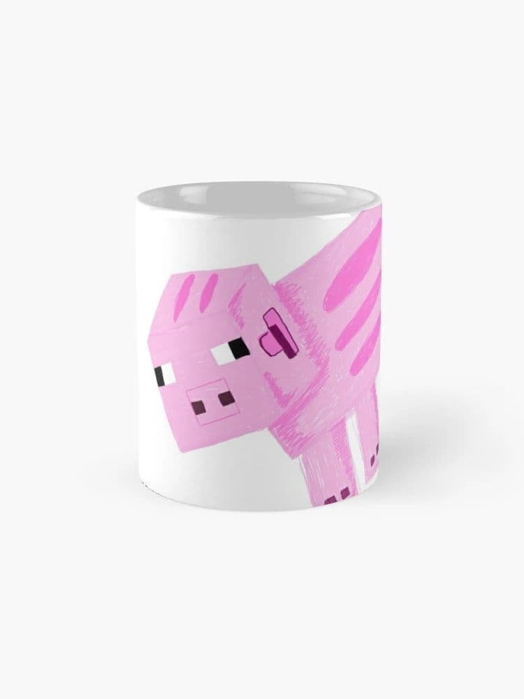 ماگ گیمینگ طرح Minecraft Pig