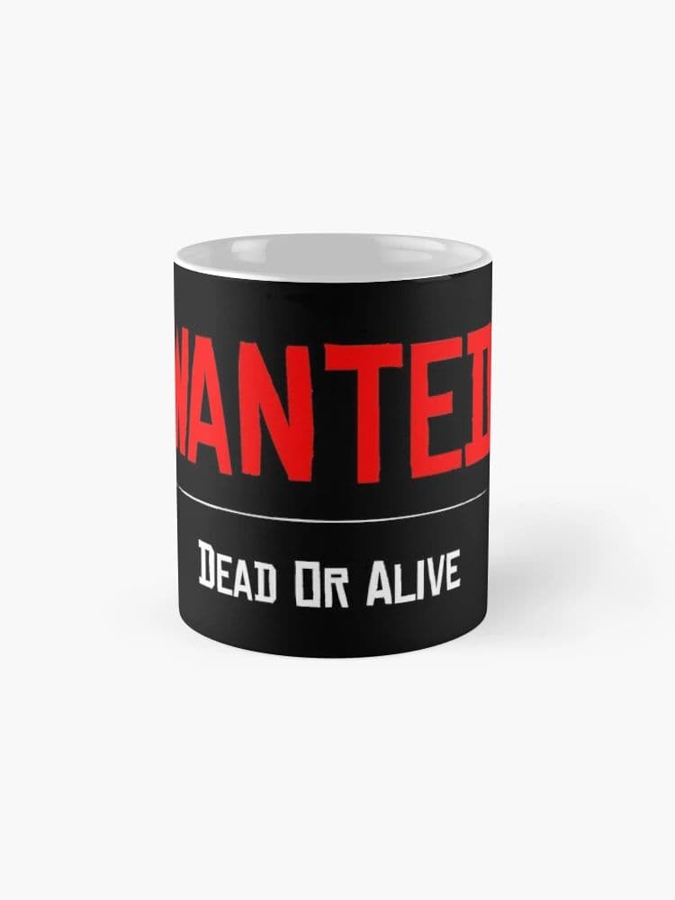 ماگ گیمینگ طرح Wanted Dead Or Alive — تصویر ۲