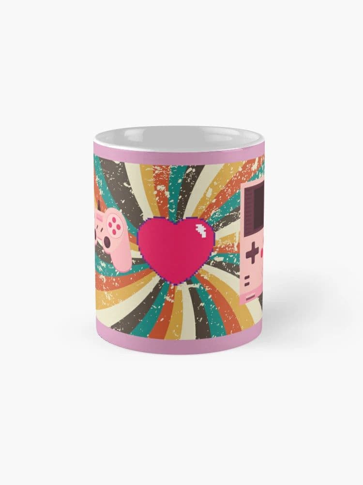 ماگ گیمینگ طرح Pink Gamer Life Love